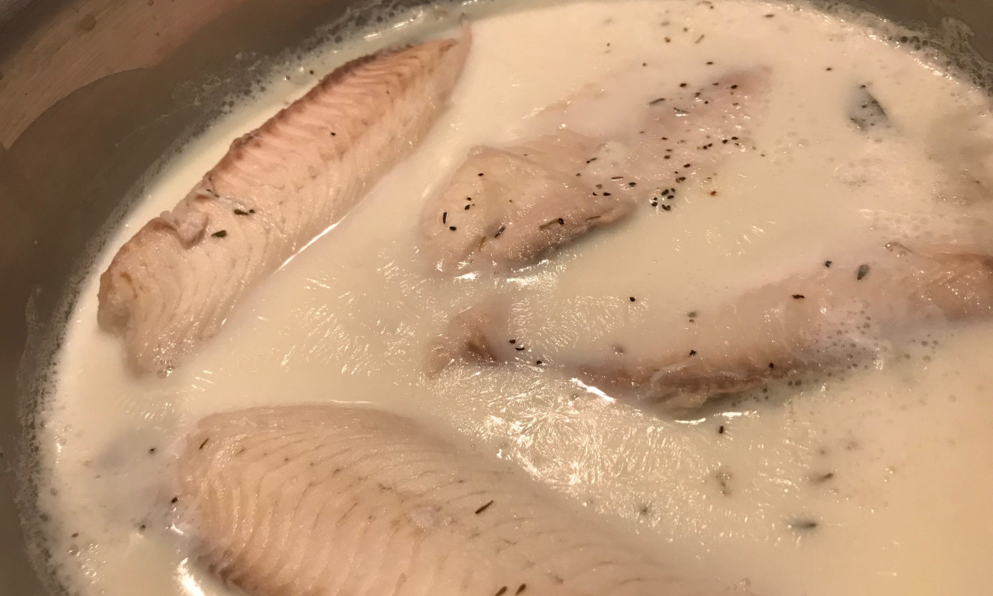 Fish Poached in Milk